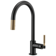 Brizo Litze® Pull-Down Faucet with Arc Spout and Knurled Handle