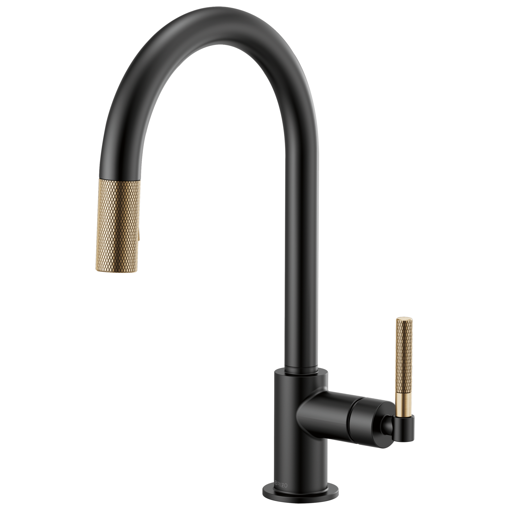 Brizo Litze® Pull-Down Faucet with Arc Spout and Knurled Handle