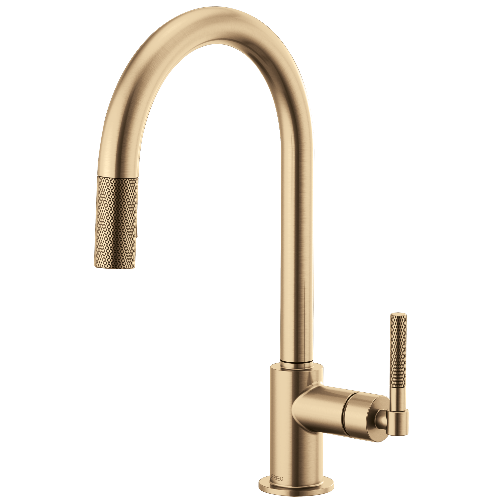 Brizo Litze® Pull-Down Faucet with Arc Spout and Knurled Handle