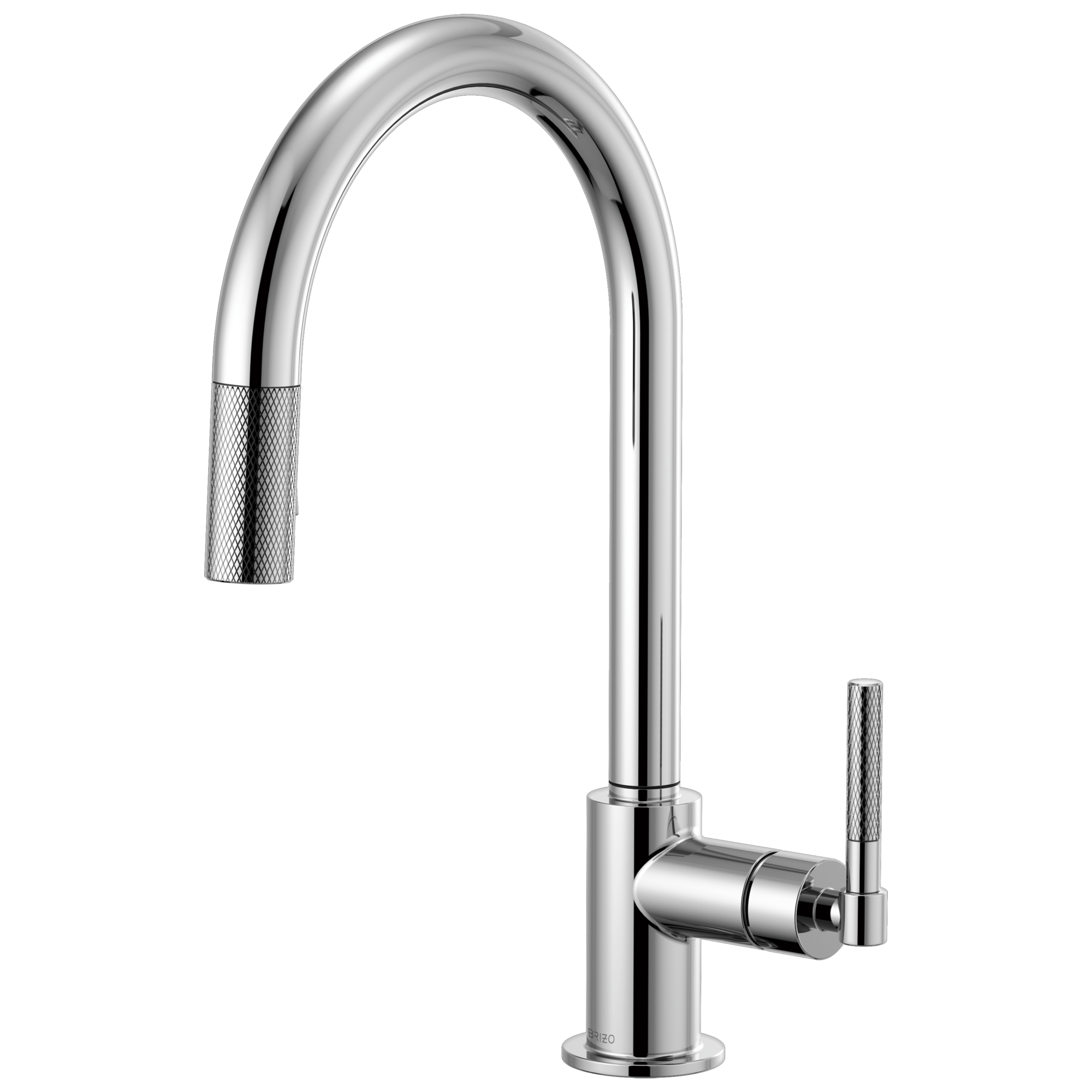 Brizo Litze® Pull-Down Faucet with Arc Spout and Knurled Handle