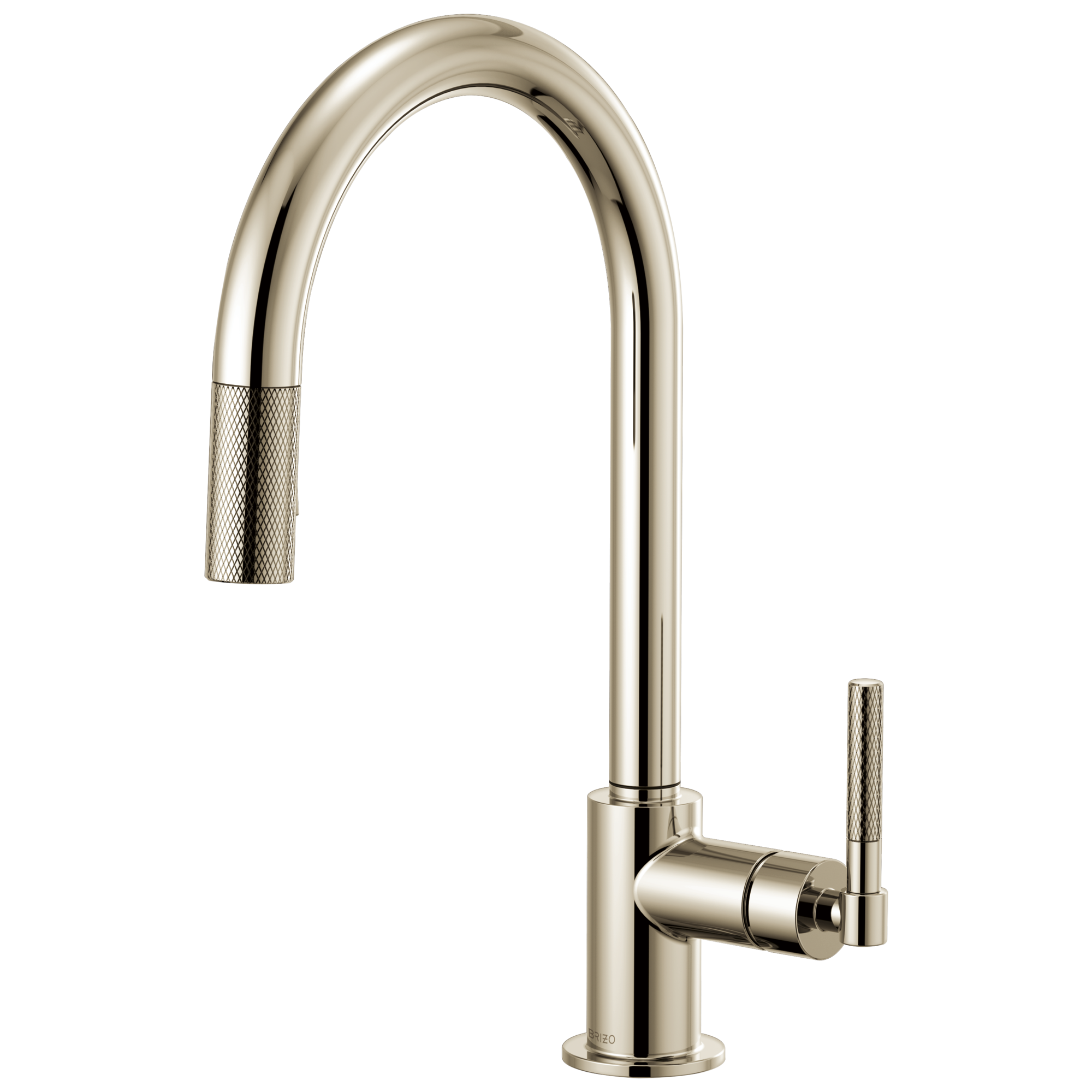 Brizo Litze® Pull-Down Faucet with Arc Spout and Knurled Handle