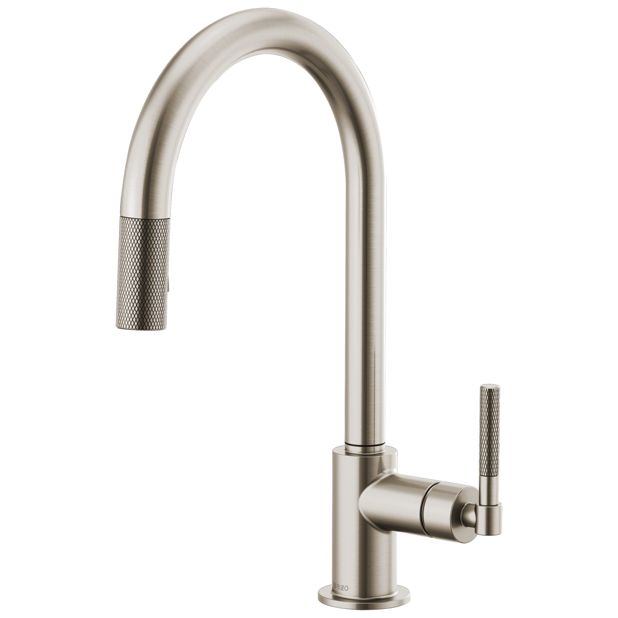 Brizo Litze® Pull-Down Faucet with Arc Spout and Knurled Handle