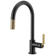 Brizo Litze® Pull-Down Faucet with Arc Spout and Industrial Handle