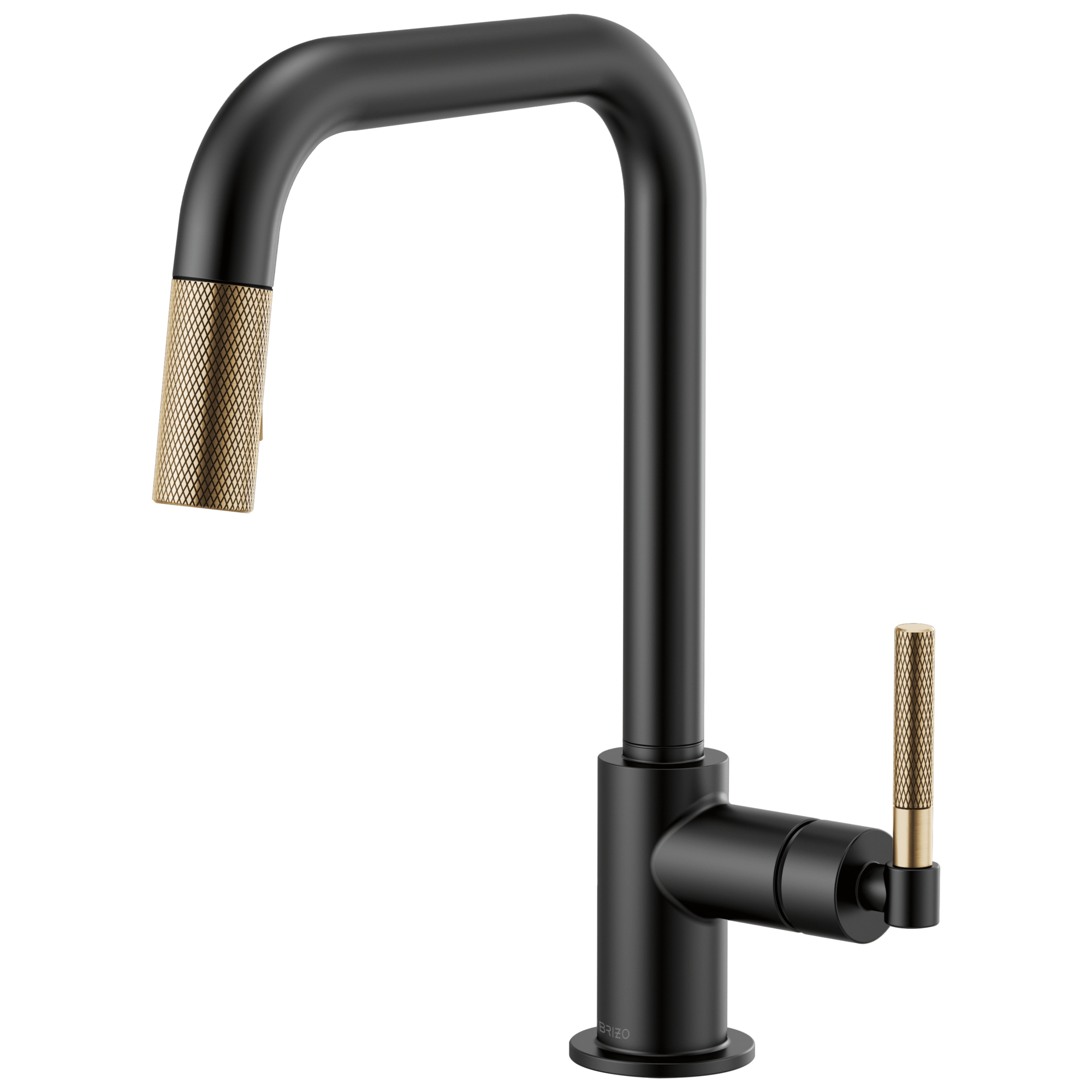 Brizo Litze® Pull-Down Faucet with Square Spout and Knurled Handle