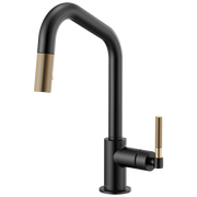 Brizo Litze® Pull-Down Faucet with Angled Spout and Knurled Handle