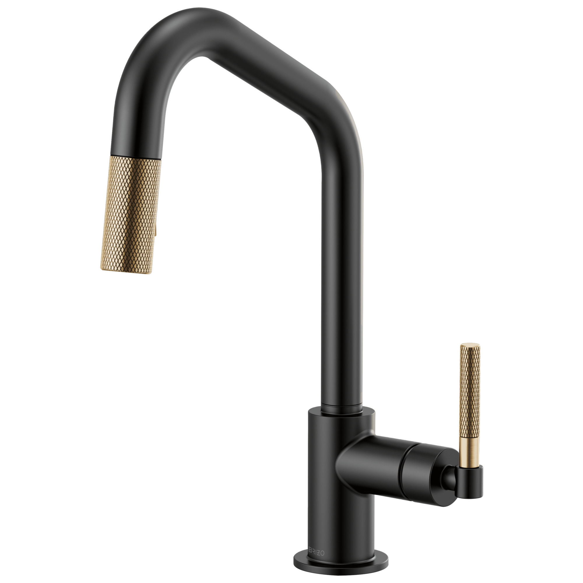 Brizo Litze® Pull-Down Faucet with Angled Spout and Knurled Handle