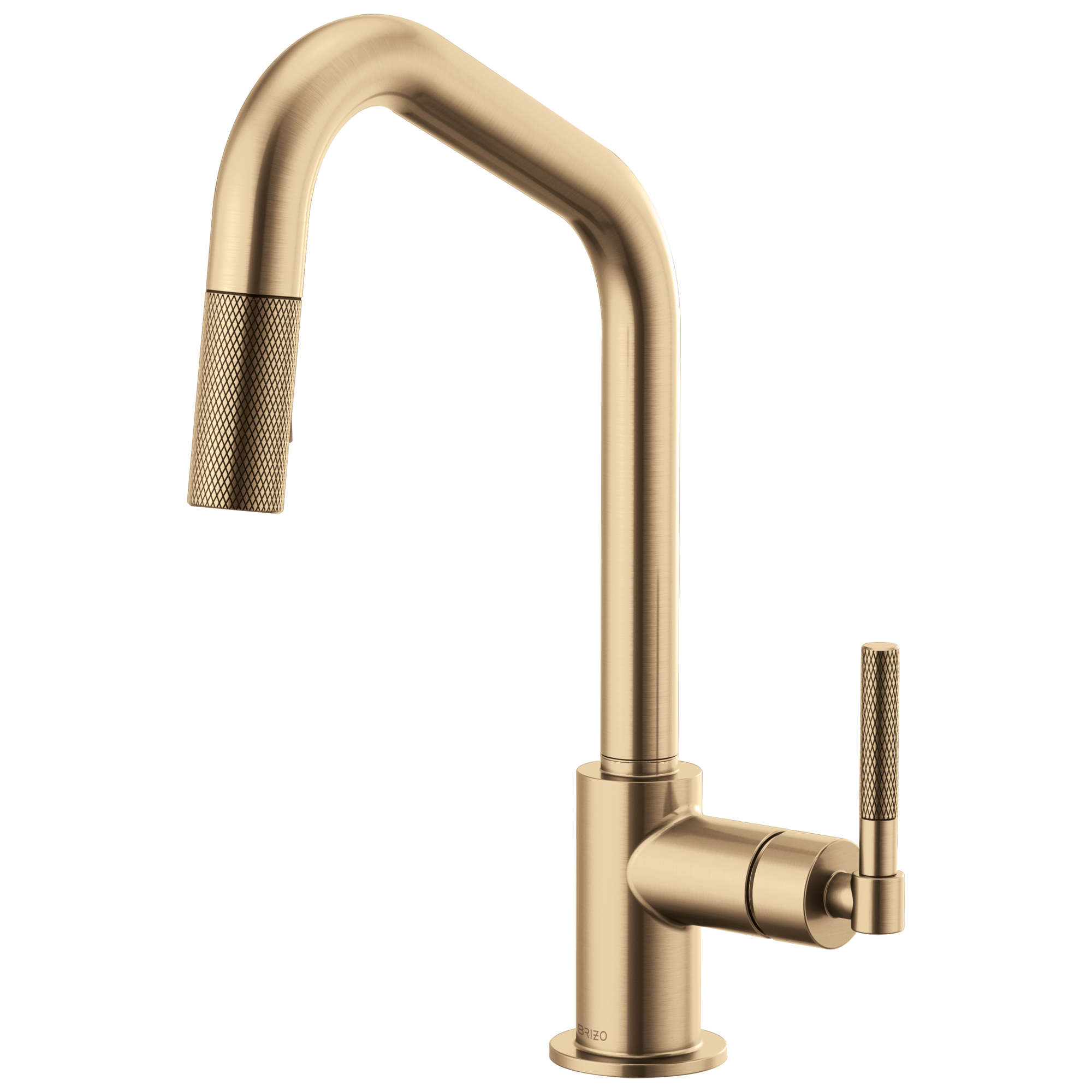 Brizo Litze® Pull-Down Faucet with Angled Spout and Knurled Handle