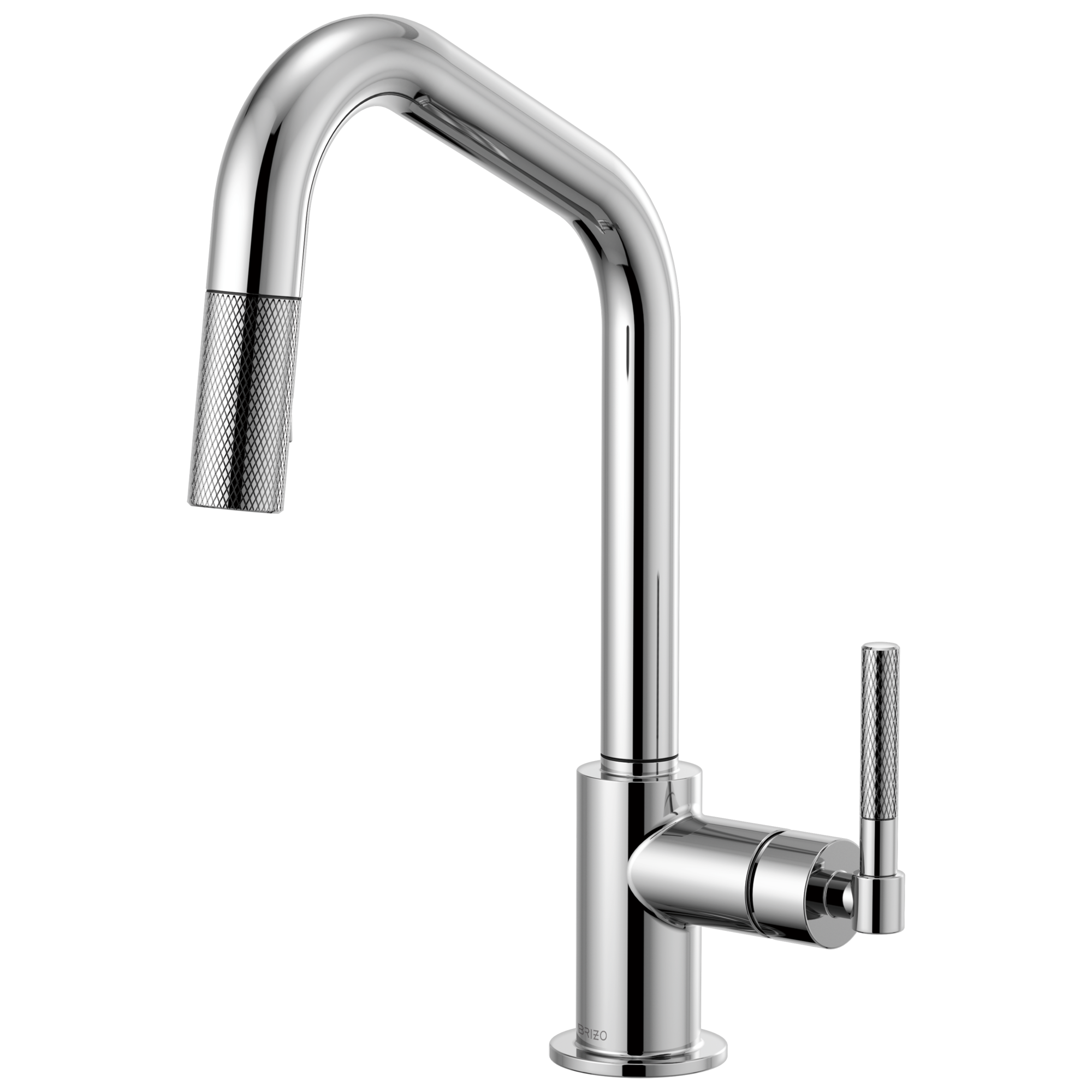 Brizo Litze® Pull-Down Faucet with Angled Spout and Knurled Handle