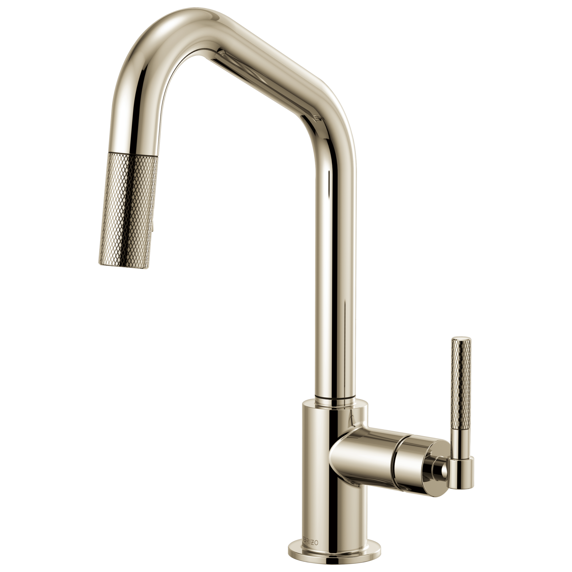 Brizo Litze® Pull-Down Faucet with Angled Spout and Knurled Handle
