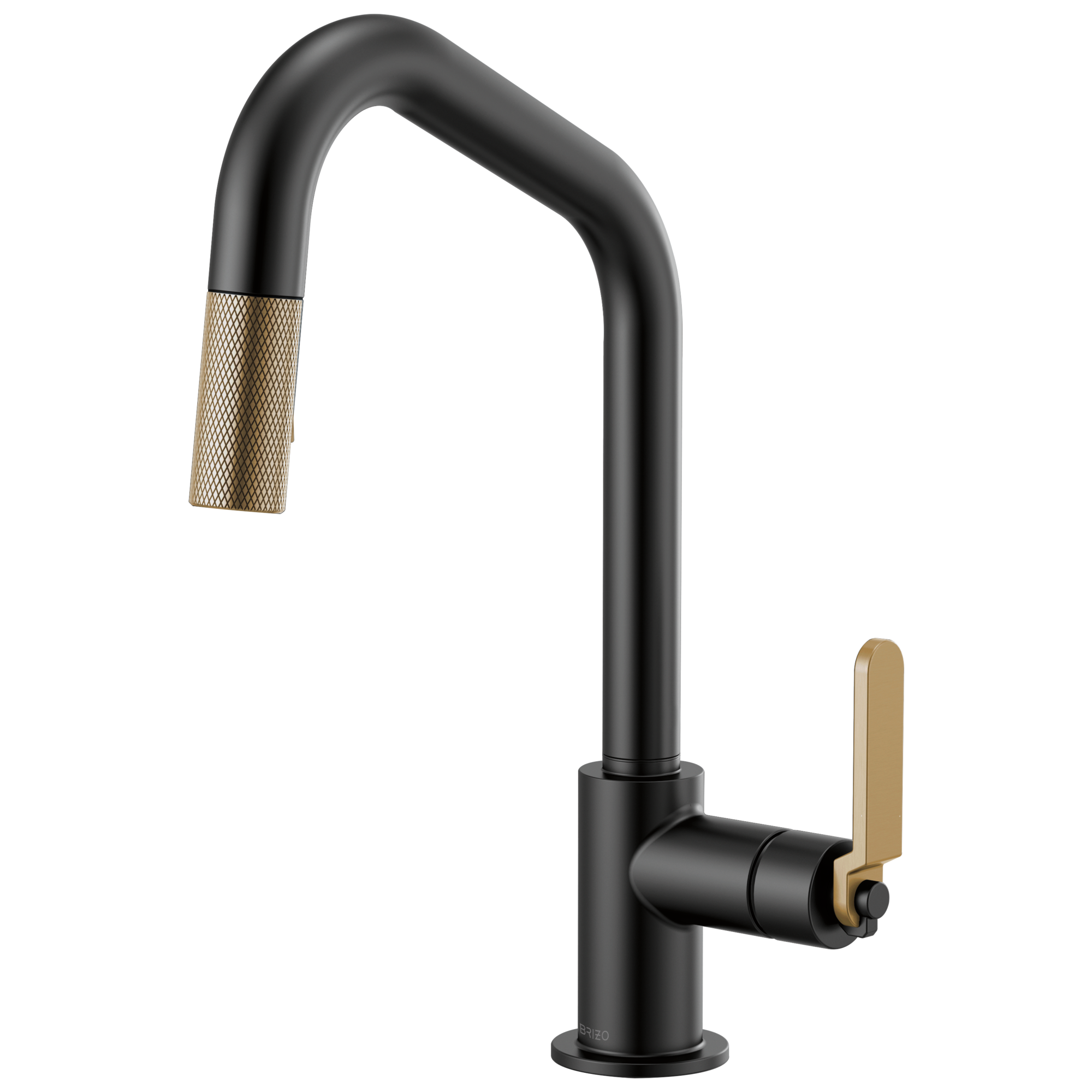 Brizo Litze® Pull-Down Faucet with Angled Spout and Industrial Handle