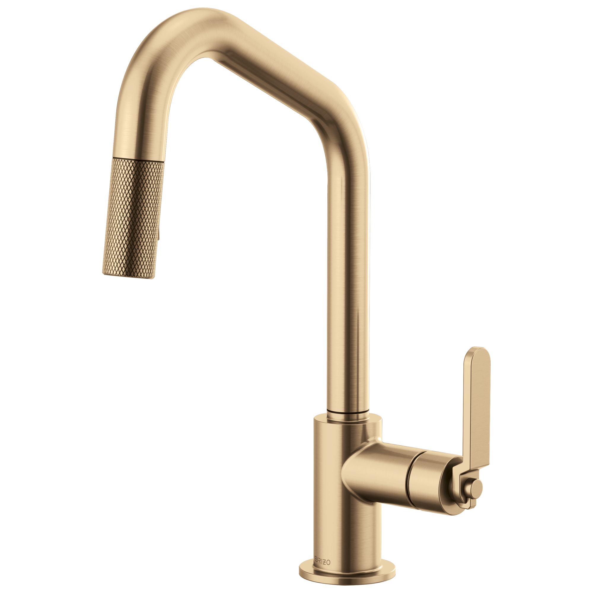 Brizo Litze® Pull-Down Faucet with Angled Spout and Industrial Handle