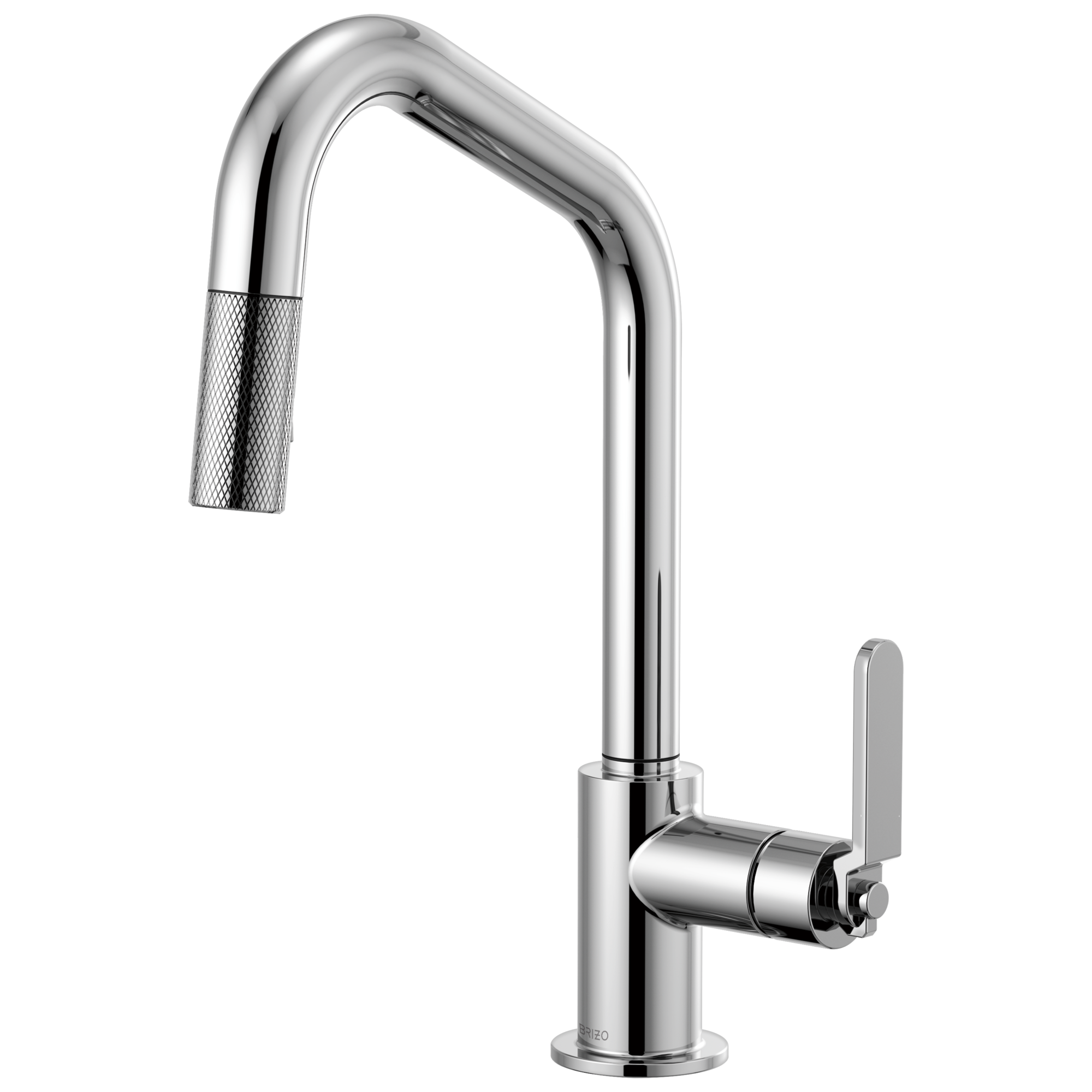 Brizo Litze® Pull-Down Faucet with Angled Spout and Industrial Handle