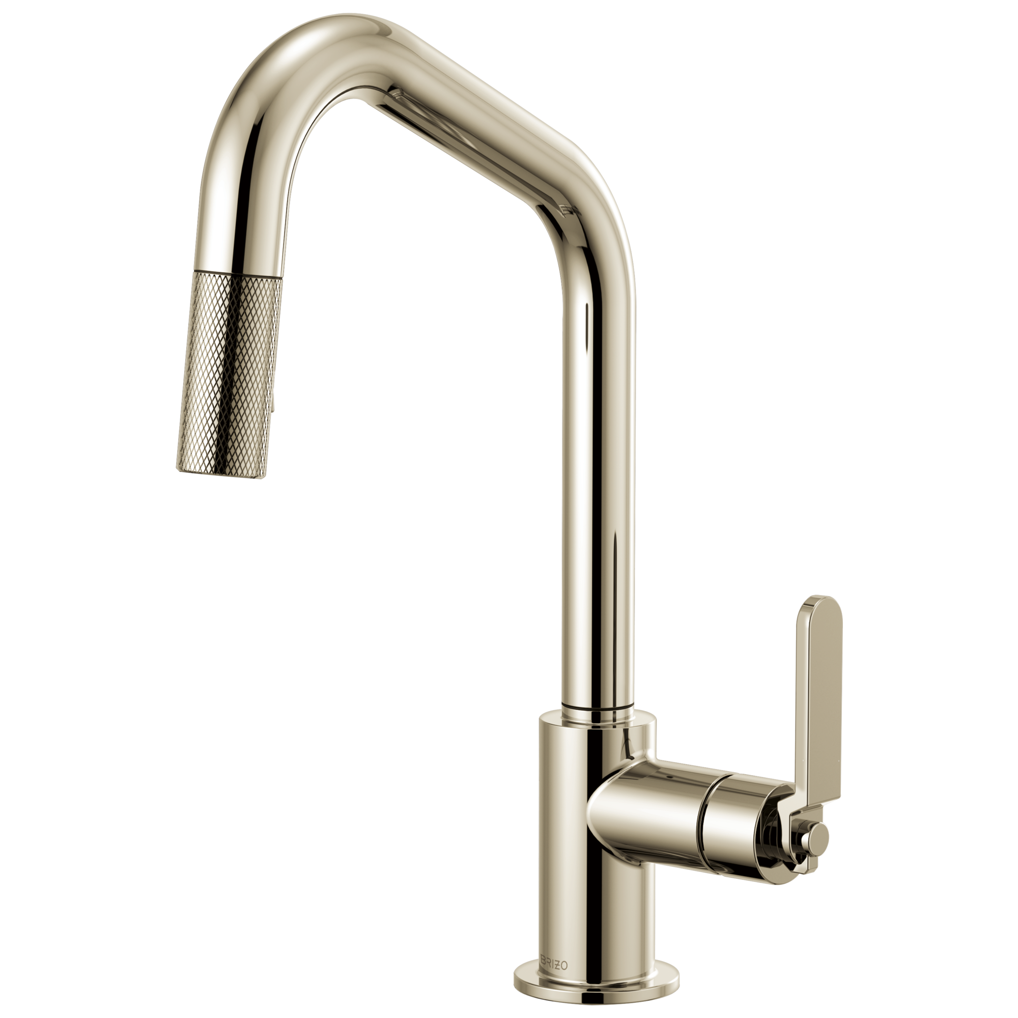 Brizo Litze® Pull-Down Faucet with Angled Spout and Industrial Handle