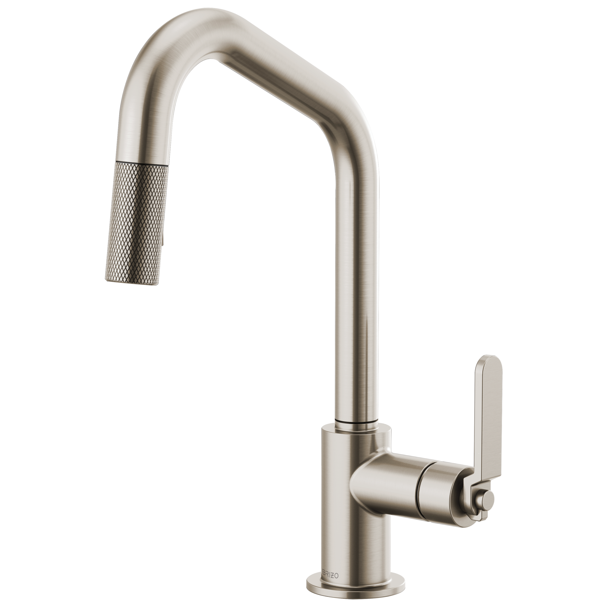 Brizo Litze® Pull-Down Faucet with Angled Spout and Industrial Handle