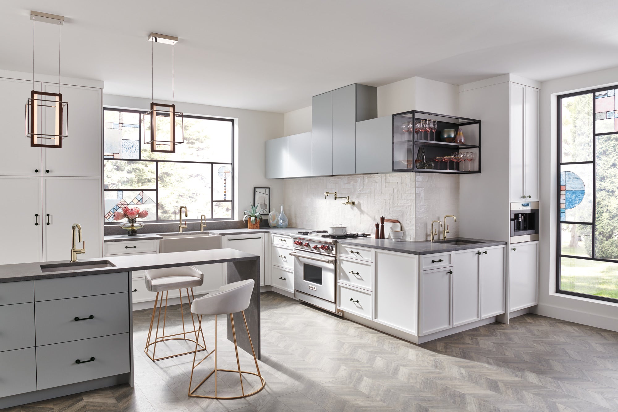 Brizo Odin® Pull-Down Prep Faucet with Square Spout - Less Handle – GS ...