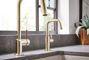 Brizo Odin® Pull-Down Faucet with Square Spout - Less Handle