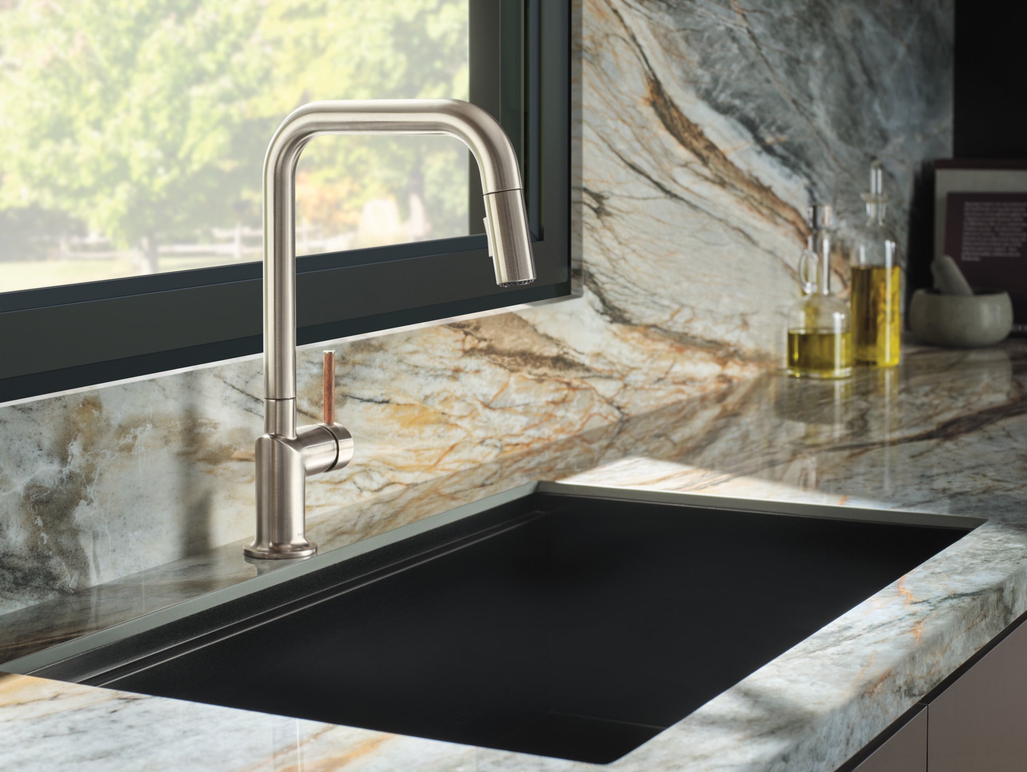 Brizo Odin® Pull-Down Faucet Wood Lever Handle Kit