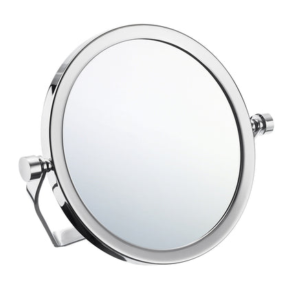 OUTLINE - Travel Mirror with swivel stand in Polished Chrome