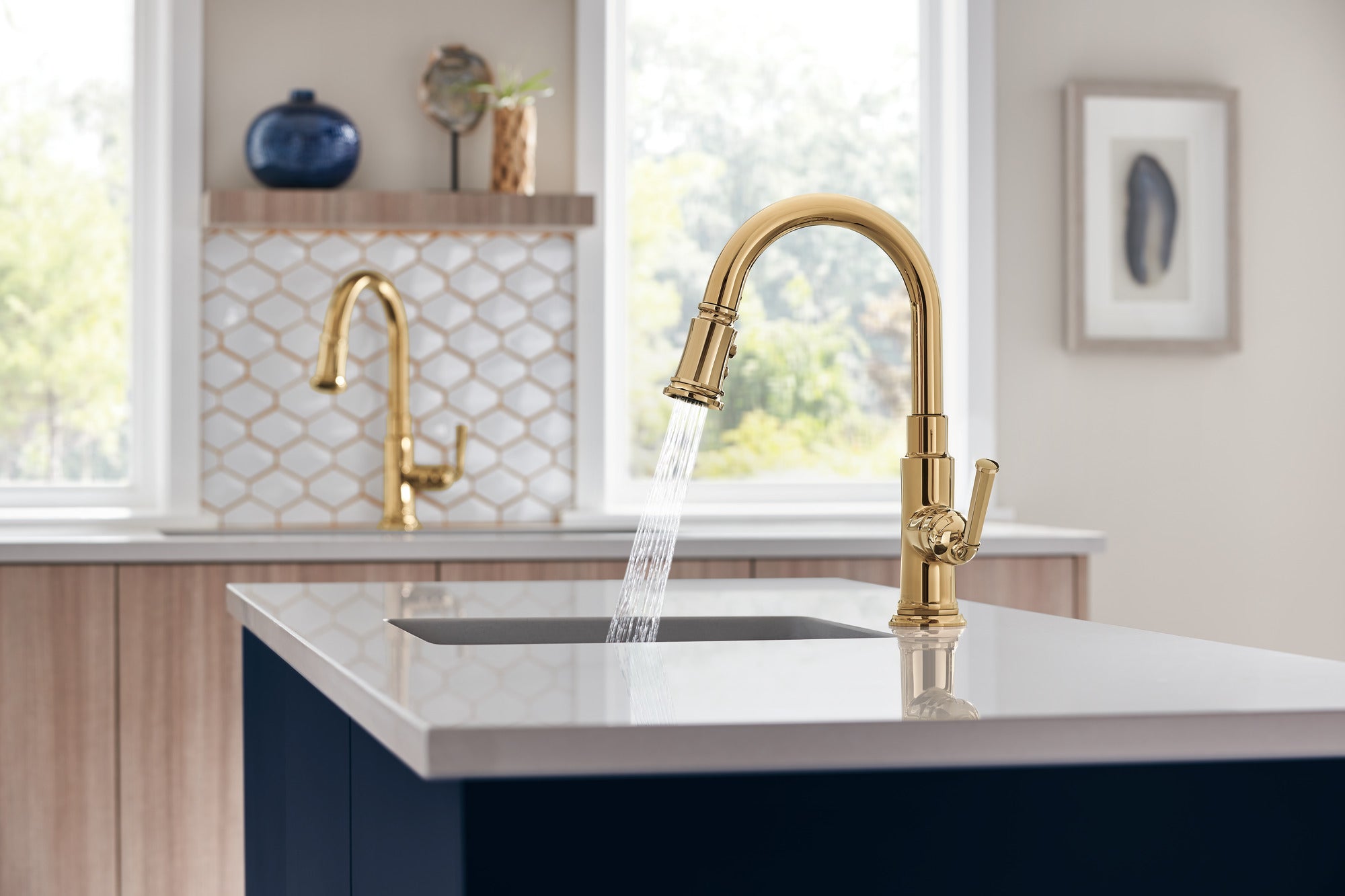 Brizo Rook® Pull-Down Prep Faucet
