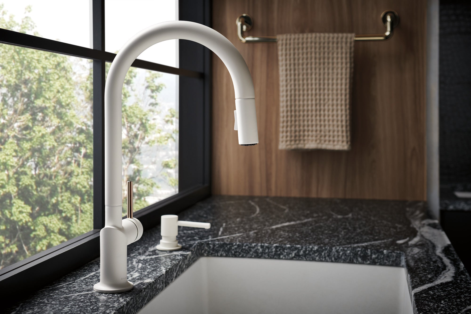 Brizo Jason Wu for Brizo™ Pull-Down Kitchen Faucet with Arc Spout - Less Handle