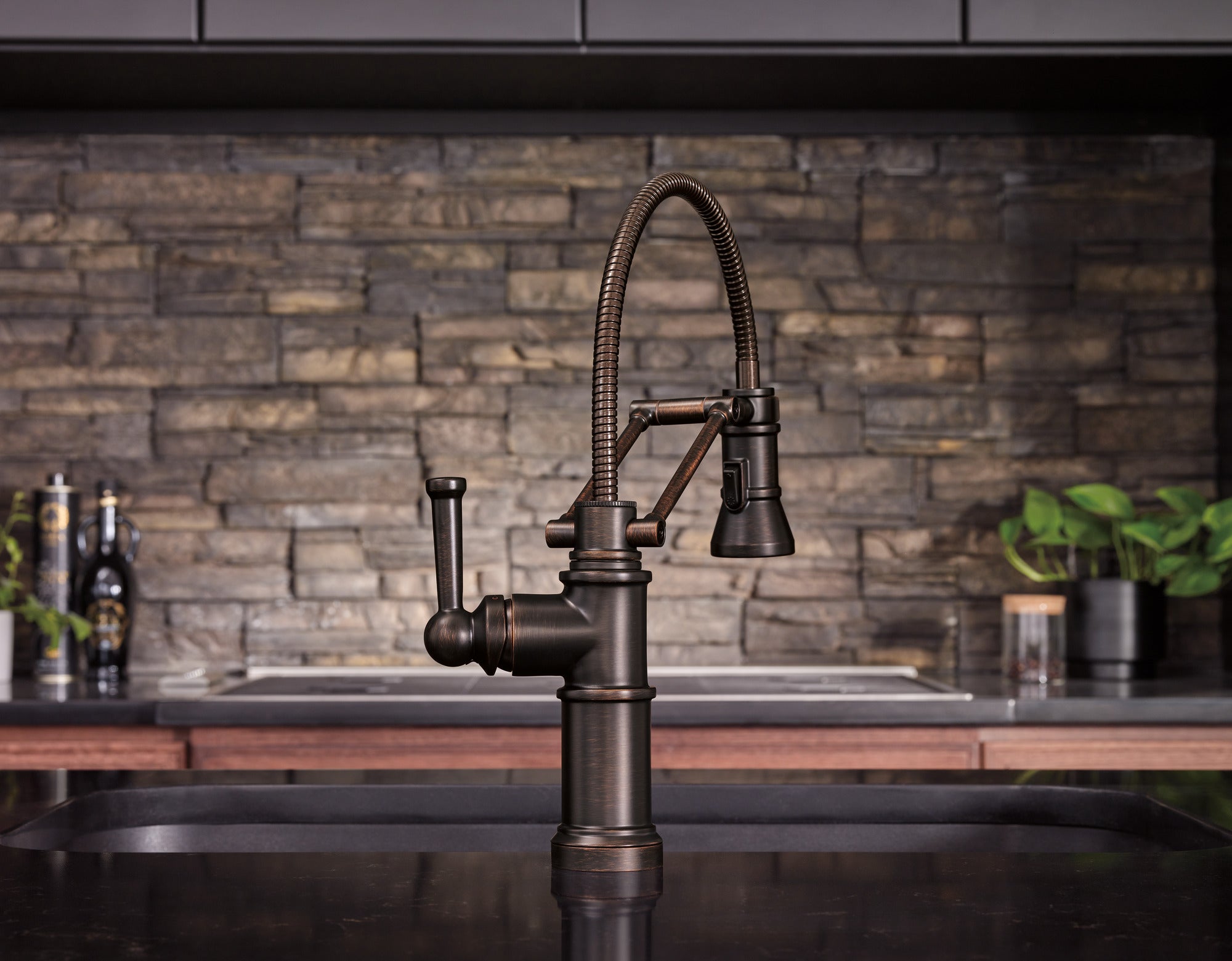 Brizo Artesso® Articulating Faucet With Finished Hose