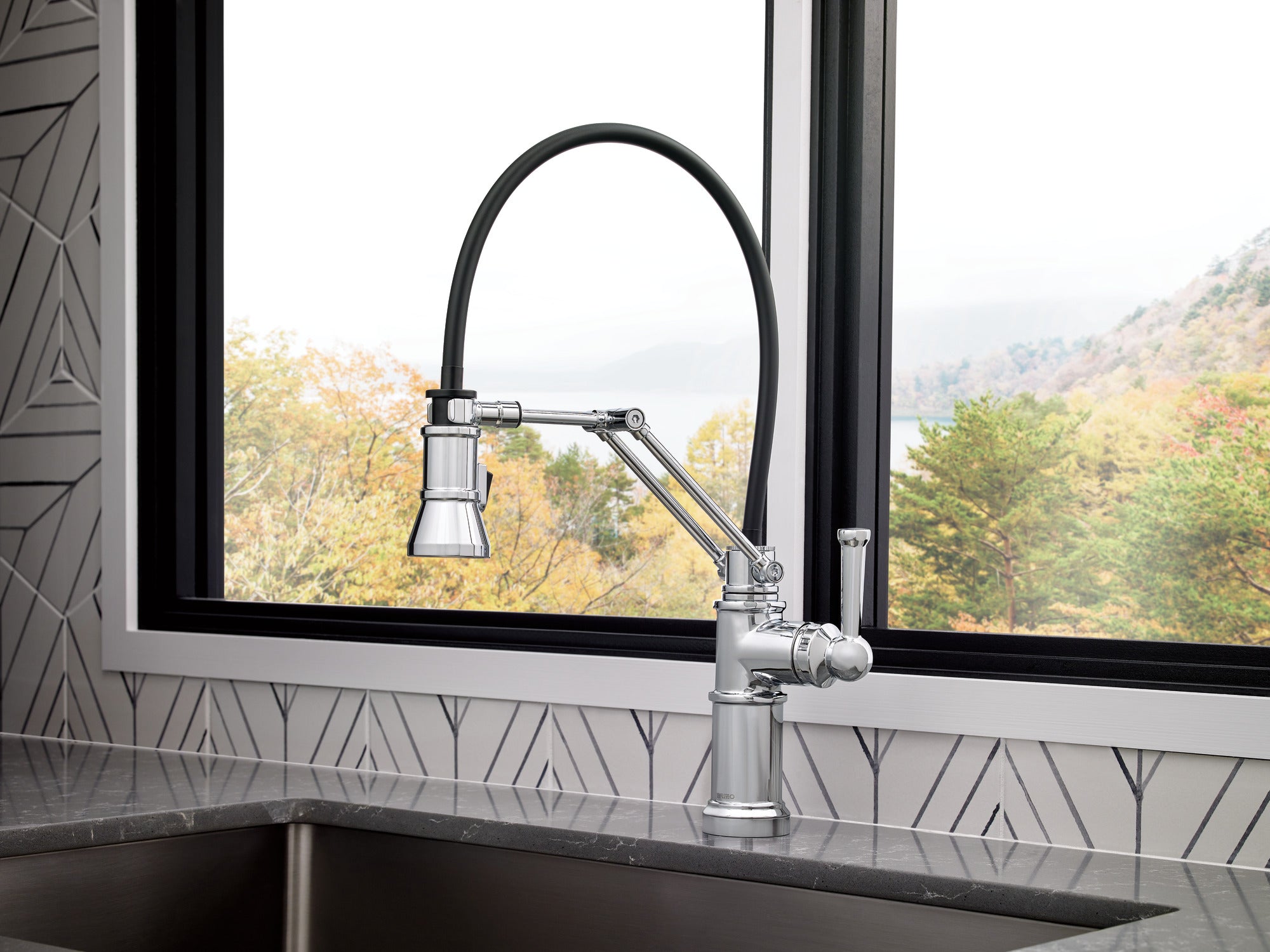 Brizo Artesso® Single Handle Articulating Kitchen Faucet