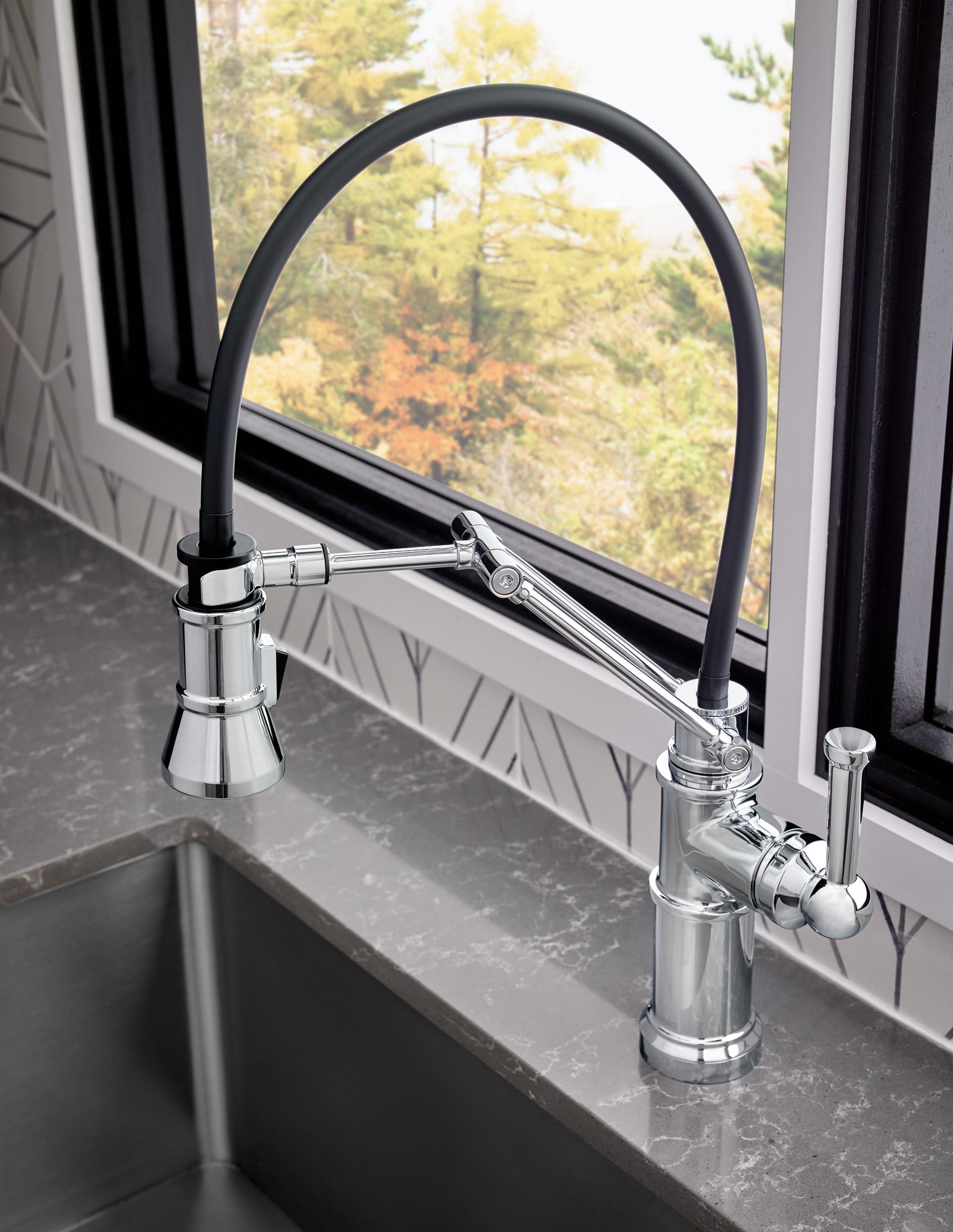 Brizo Artesso® Single Handle Articulating Kitchen Faucet