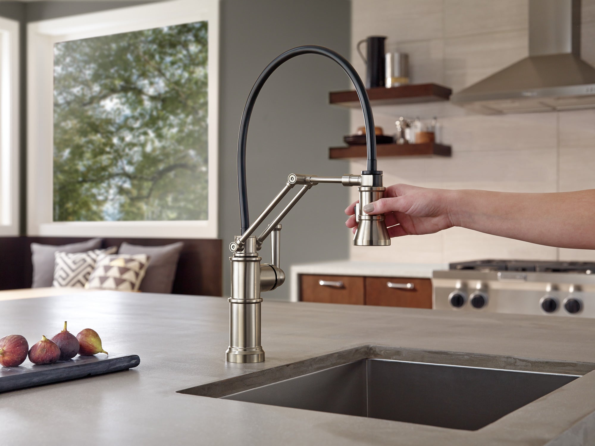 Brizo Artesso® Single Handle Articulating Kitchen Faucet