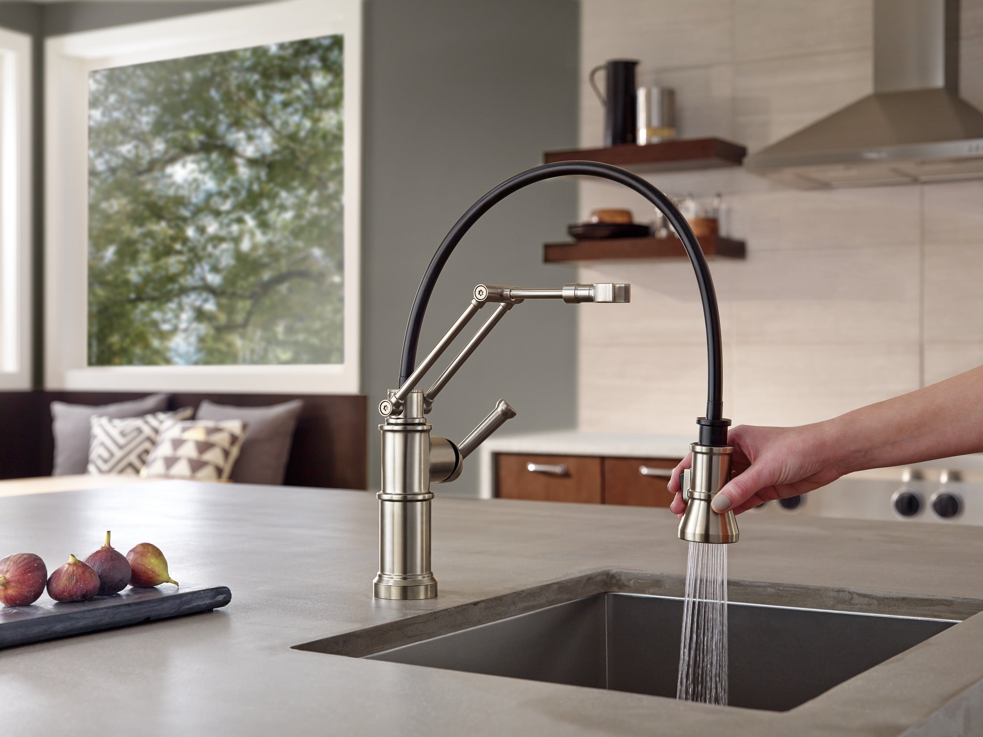 Brizo Artesso® Single Handle Articulating Kitchen Faucet