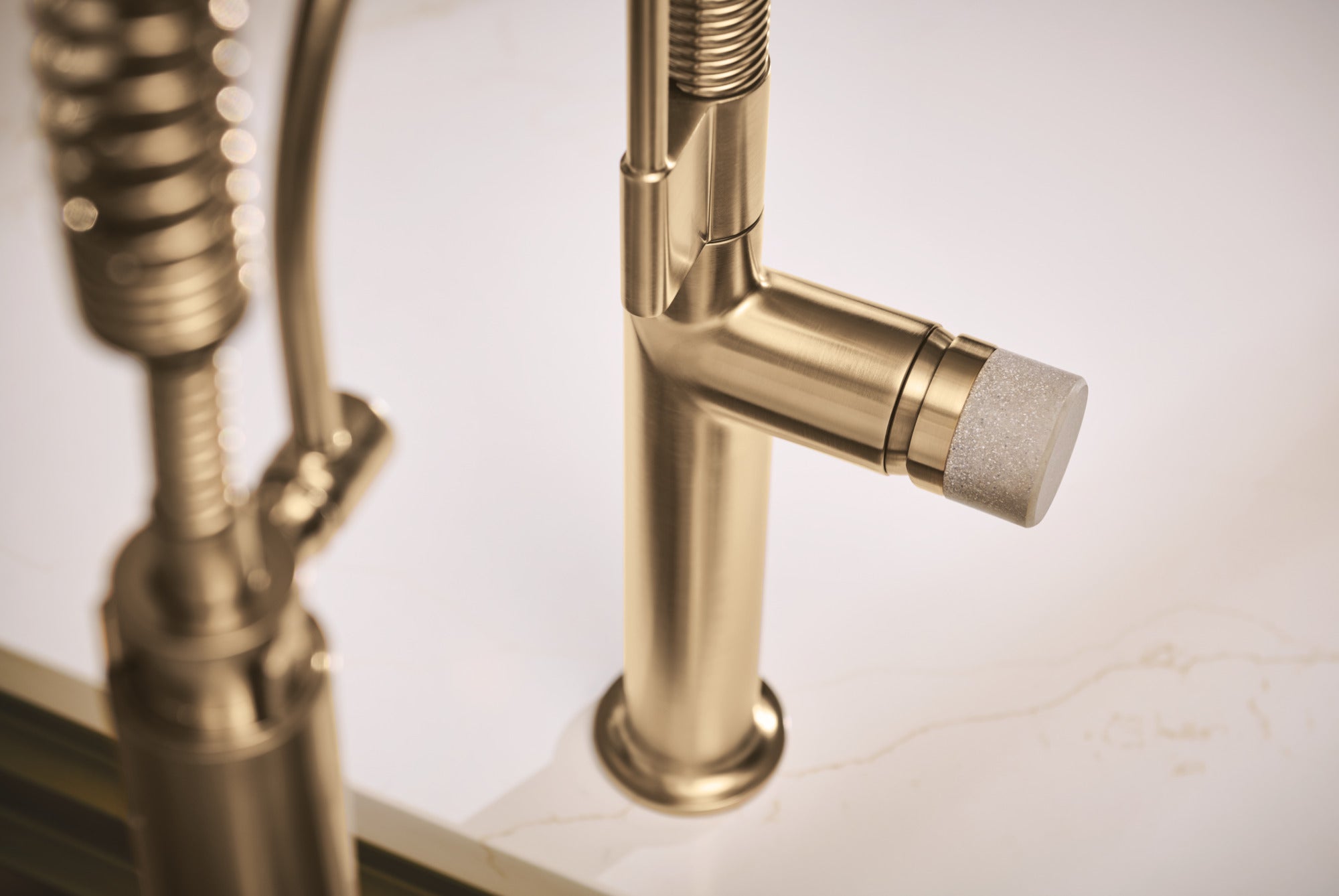Brizo Odin® Kitchen Faucet Concrete Knob Handle Kit