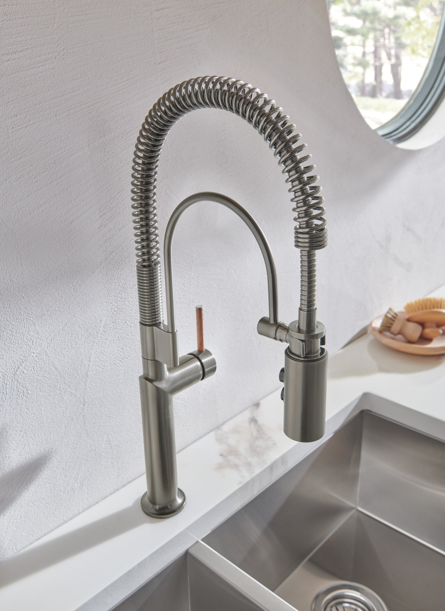Brizo Odin® Semi-Professional Kitchen Faucet - Less Handle