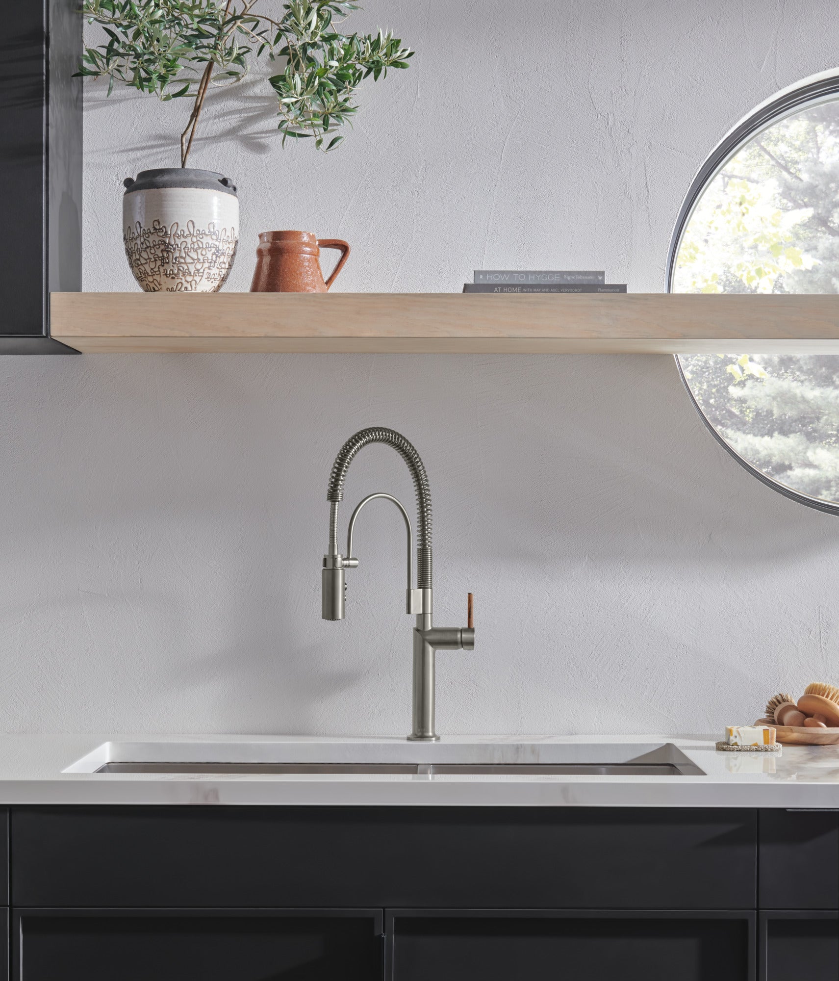 Brizo Odin® Pull-Down Faucet Wood Lever Handle Kit