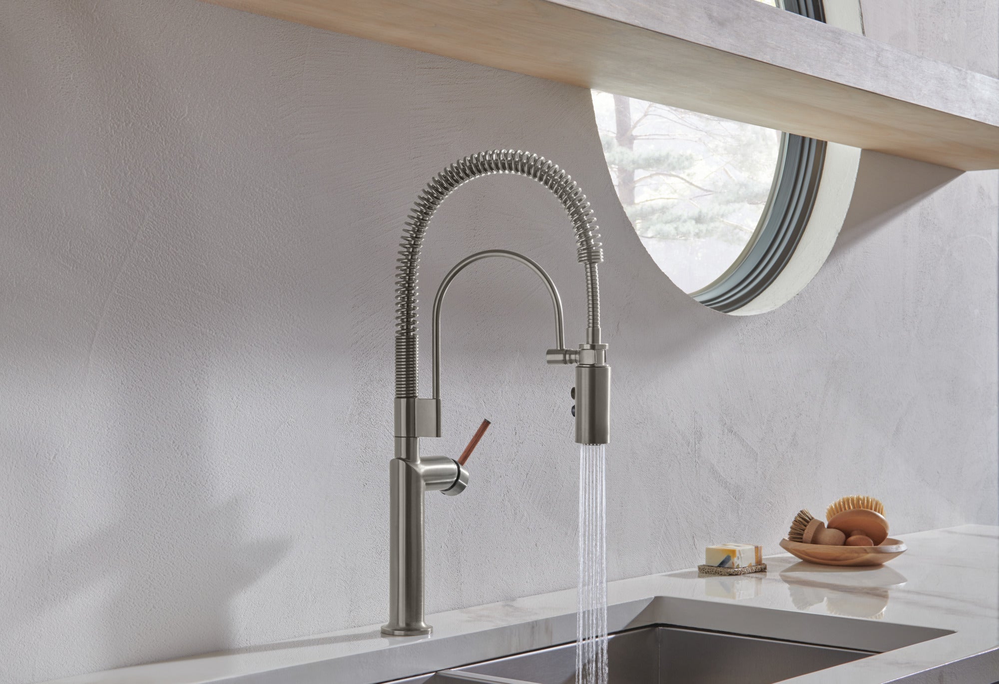 Brizo Odin® Semi-Professional Kitchen Faucet - Less Handle