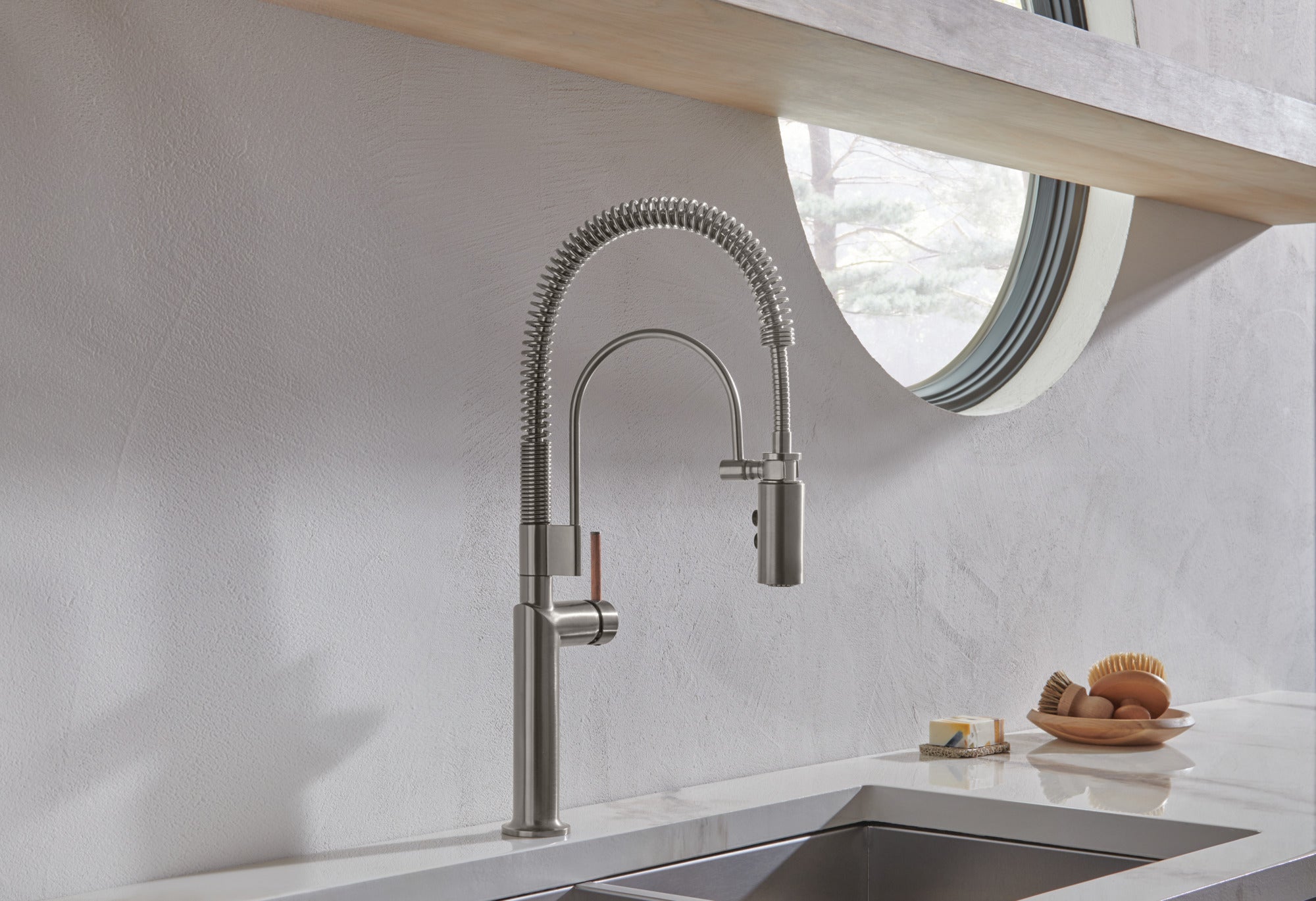Brizo Odin® Semi-Professional Kitchen Faucet - Less Handle