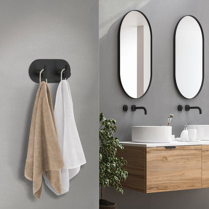 BESLAGSBODEN - Design Double Towel Hook, Self-adhesive