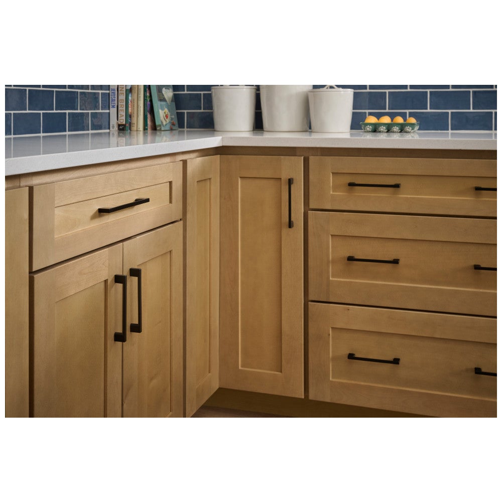 Hardware Resources 32 mm Center-to-Center Satin Nickel Square Sutton Cabinet Bar Pull