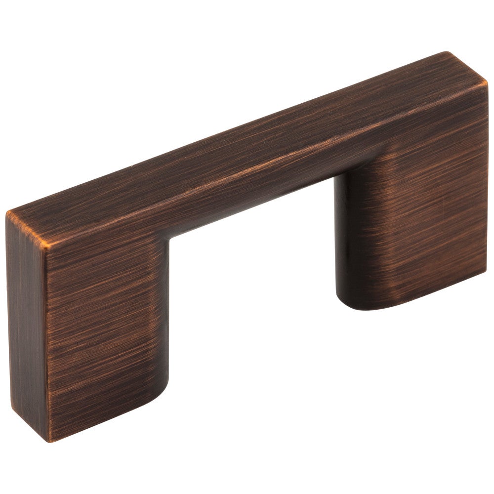 Hardware Resources 32 mm Center-to-Center Satin Nickel Square Sutton Cabinet Bar Pull