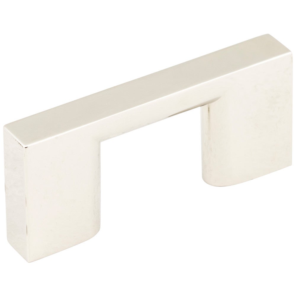 Hardware Resources 32 mm Center-to-Center Satin Nickel Square Sutton Cabinet Bar Pull