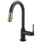 Brizo Litze® Pull-Down Prep Faucet with Arc Spout - Knurled Handle