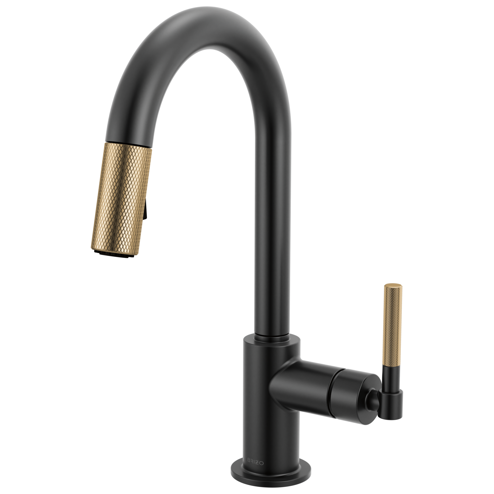 Brizo Litze® Pull-Down Prep Faucet with Arc Spout - Knurled Handle