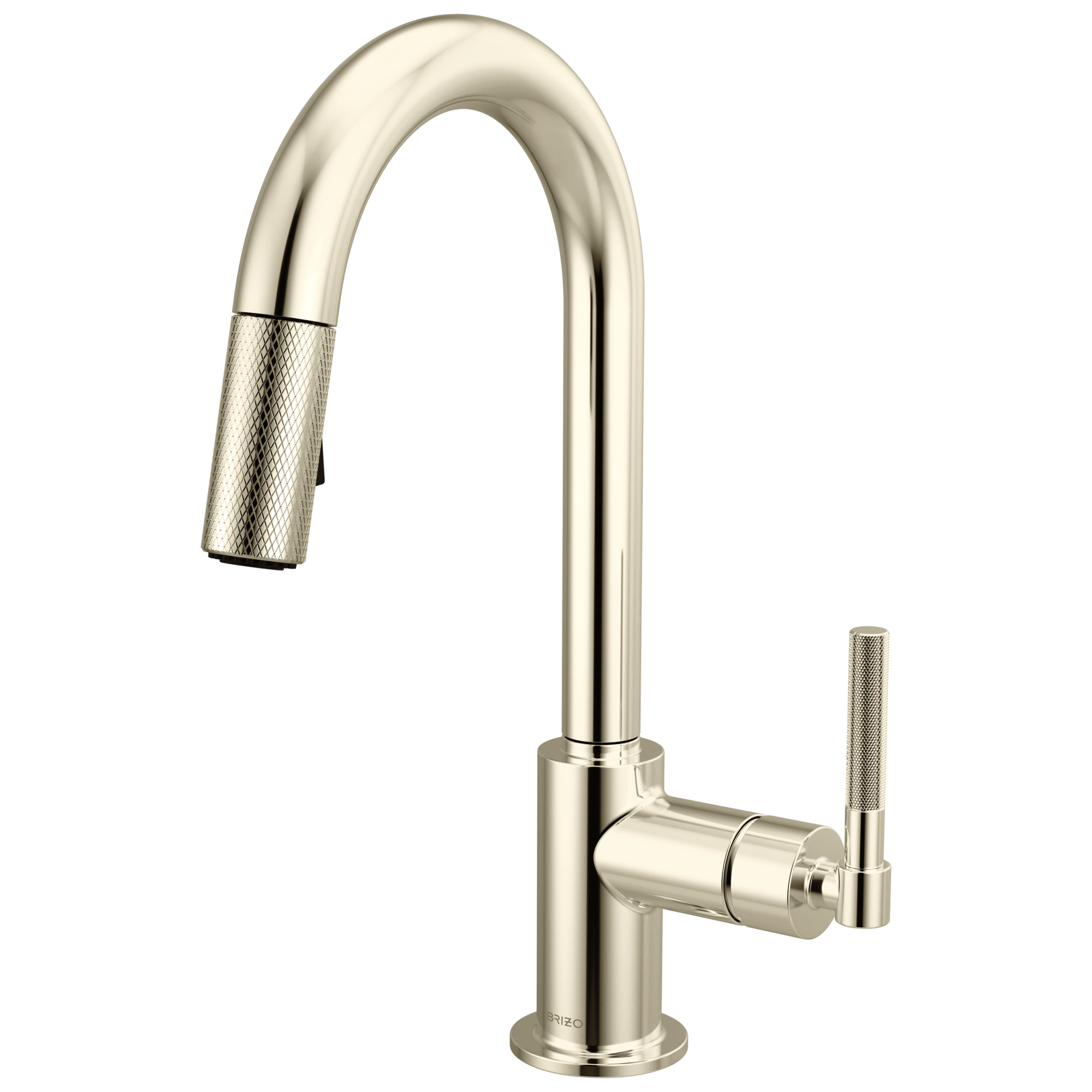 Brizo Litze® Pull-Down Prep Faucet with Arc Spout - Knurled Handle