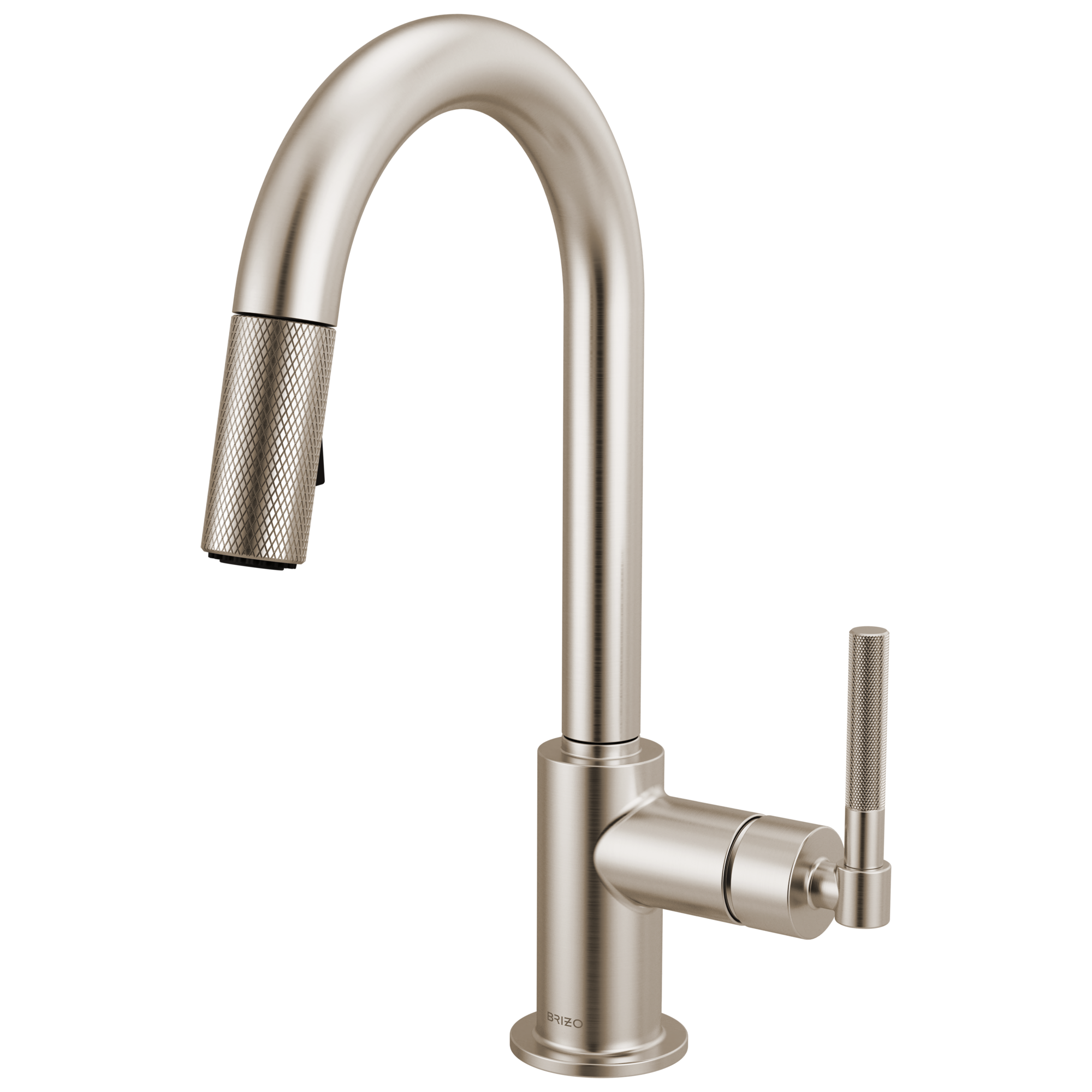 Brizo Litze® Pull-Down Prep Faucet with Arc Spout - Knurled Handle