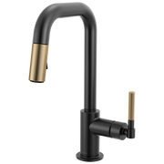 Brizo Litze® Pull-Down Prep Faucet with Square Spout - Knurled Handle