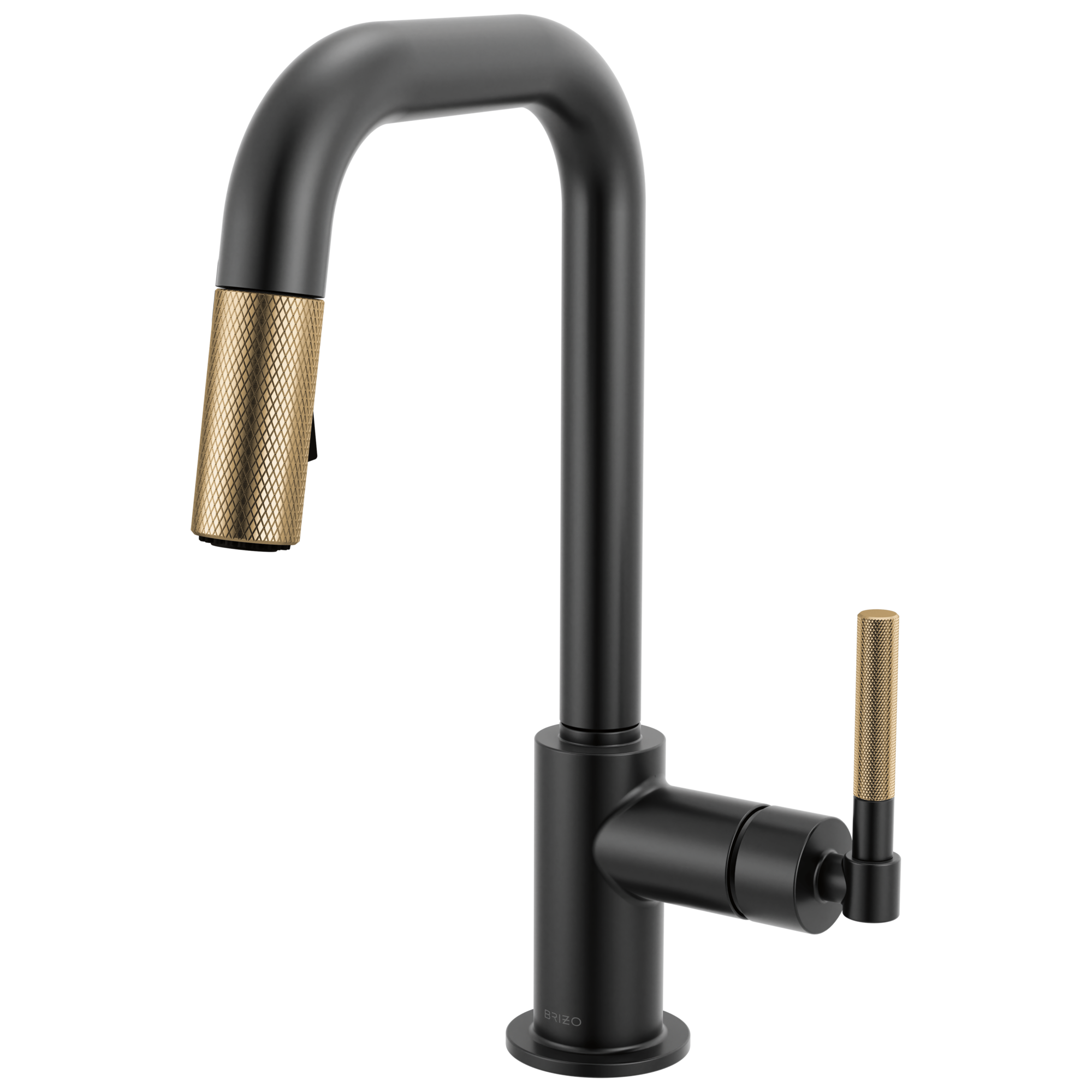 Brizo Litze® Pull-Down Prep Faucet with Square Spout - Knurled Handle
