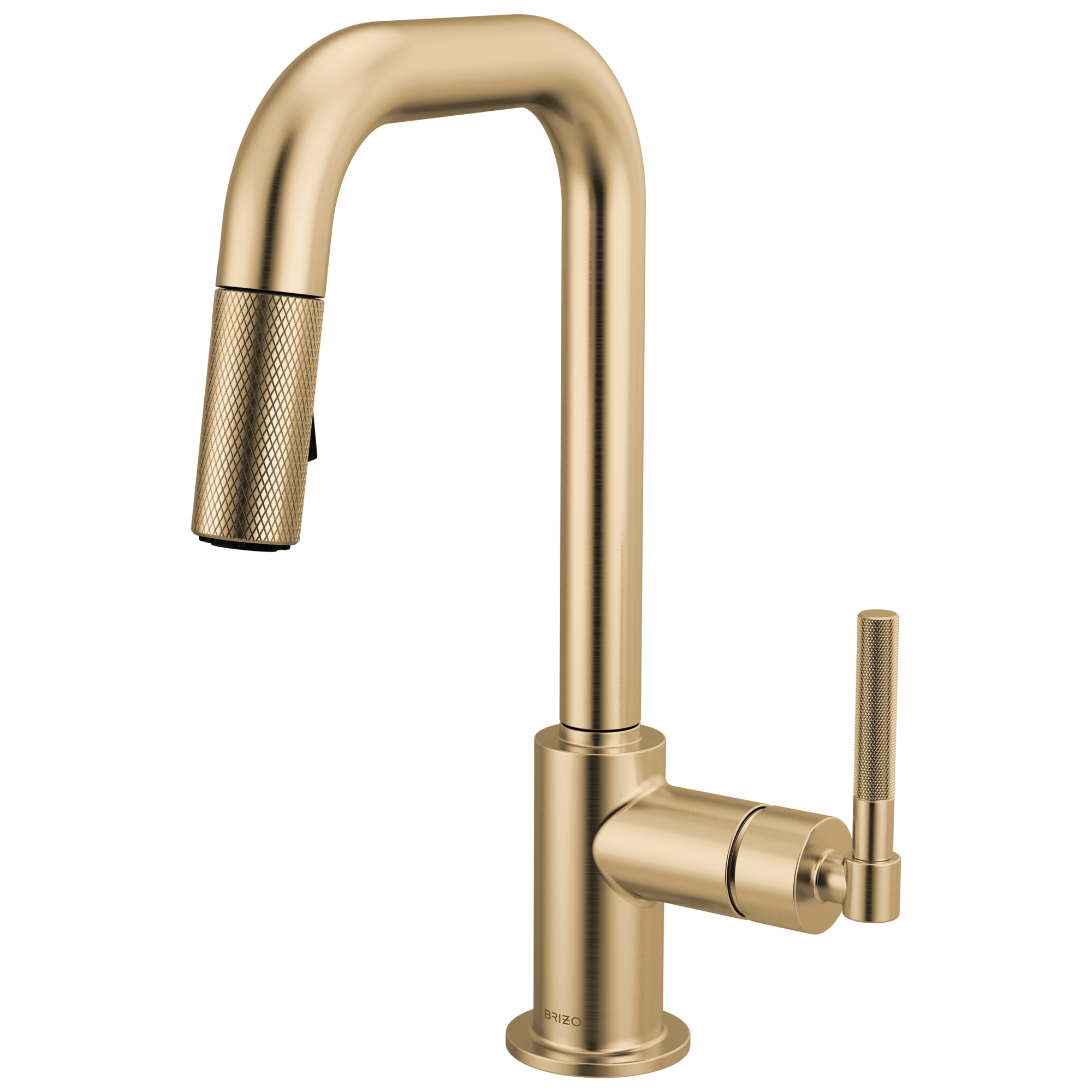 Brizo Litze® Pull-Down Prep Faucet with Square Spout - Knurled Handle