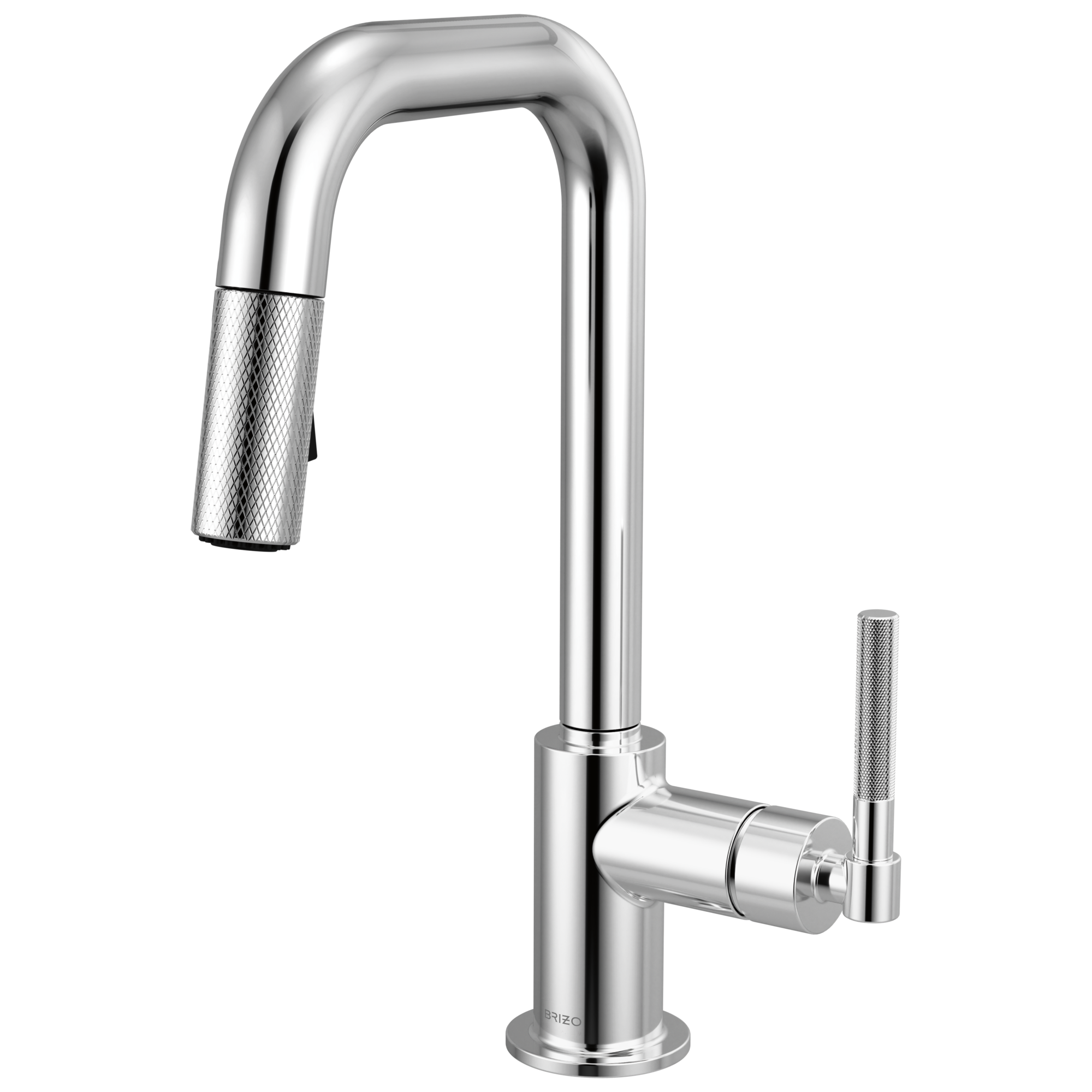 Brizo Litze® Pull-Down Prep Faucet with Square Spout - Knurled Handle