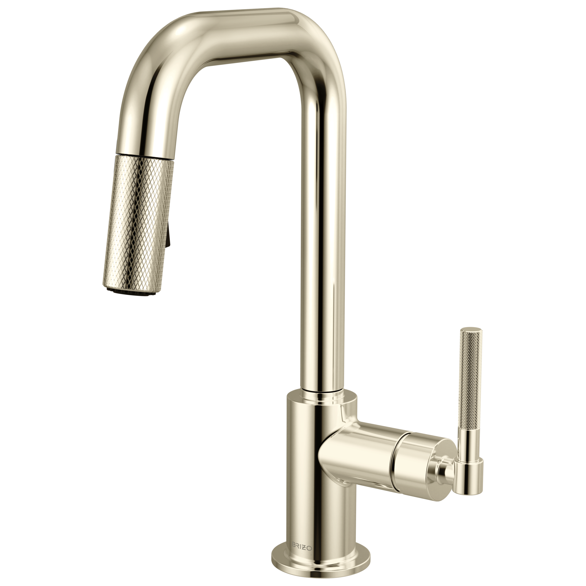 Brizo Litze® Pull-Down Prep Faucet with Square Spout - Knurled Handle