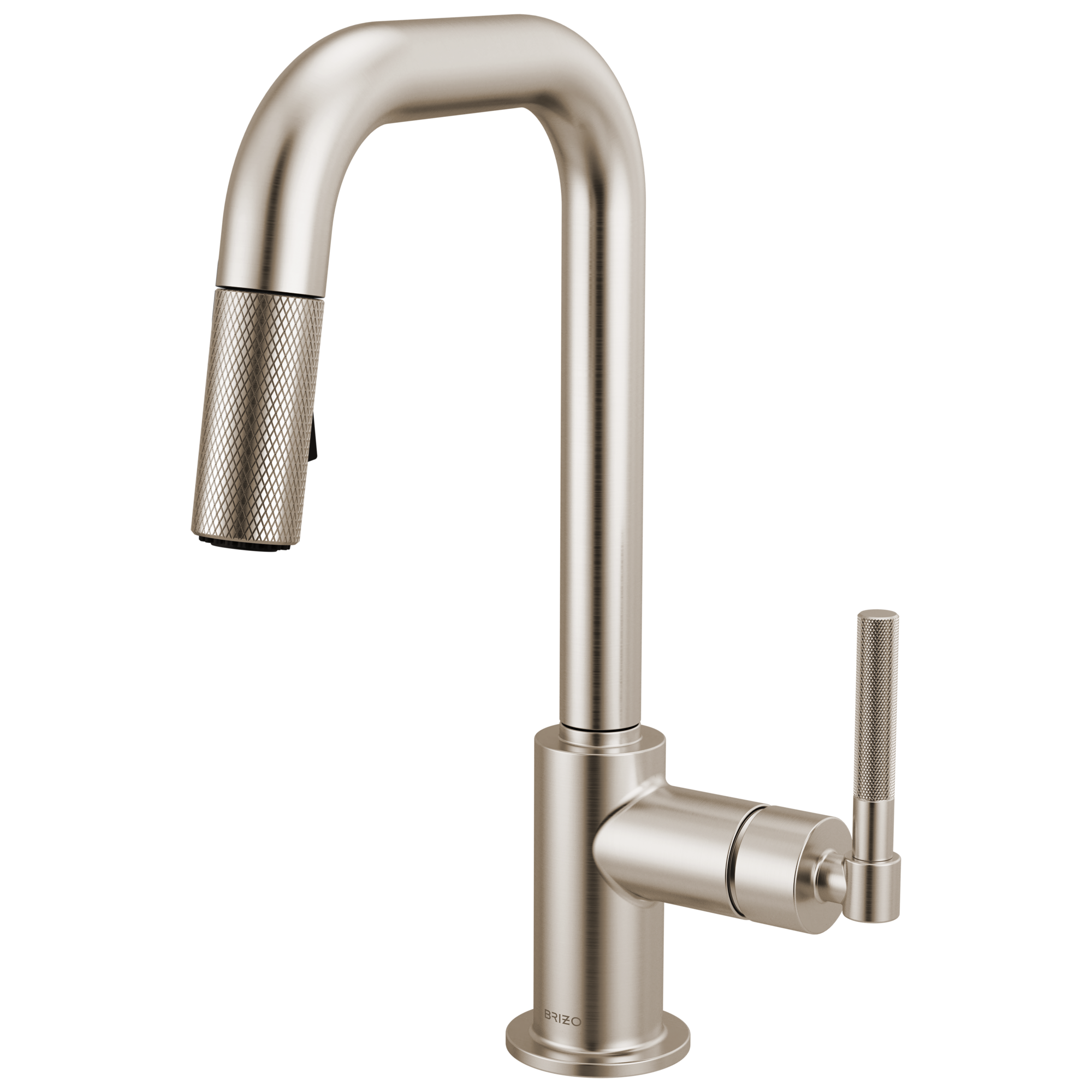 Brizo Litze® Pull-Down Prep Faucet with Square Spout - Knurled Handle