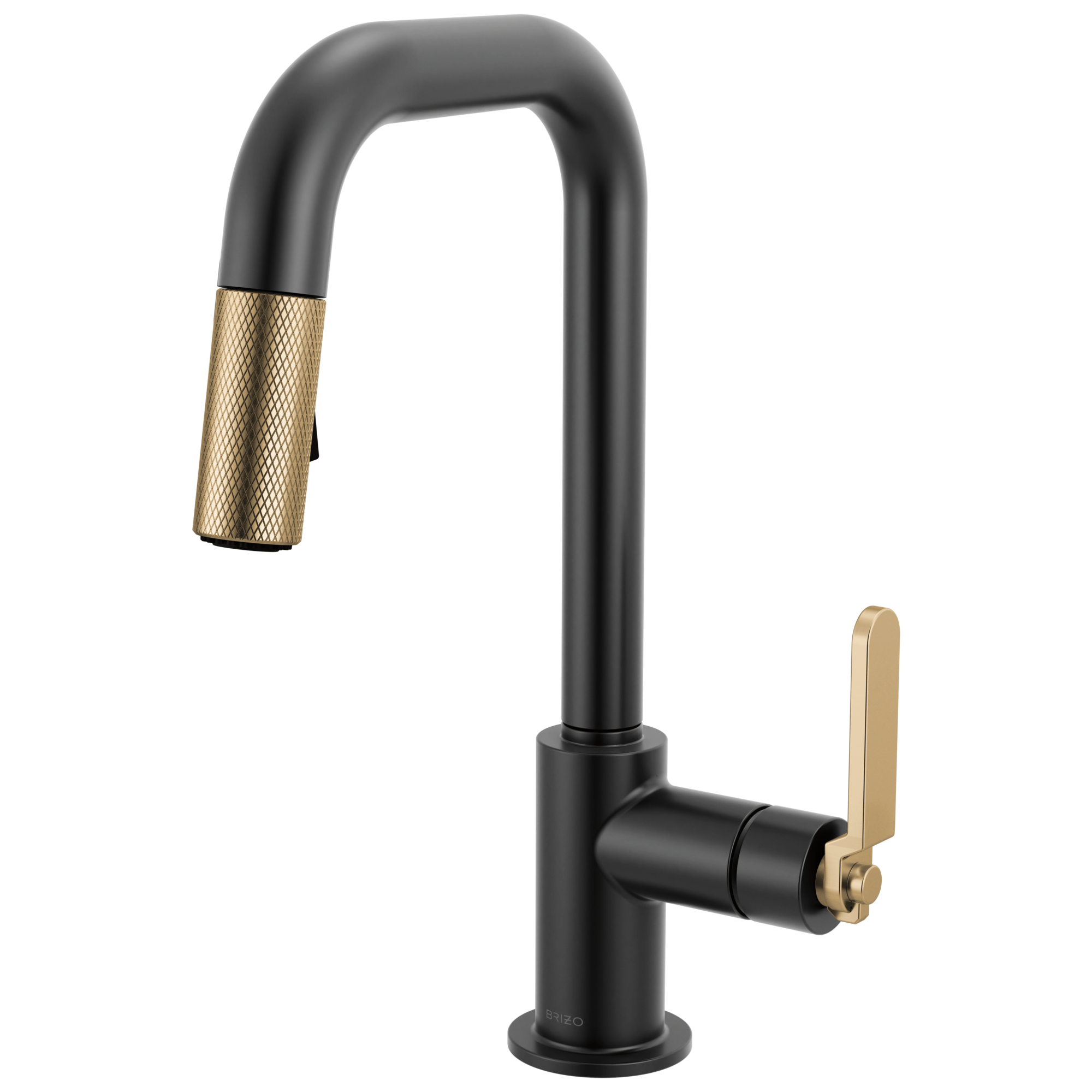 Brizo Litze® Pull-Down Prep Faucet with Square Spout - Industrial Handle