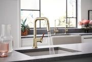 Brizo Odin® Pull-Down Prep Faucet with Square Spout - Less Handle